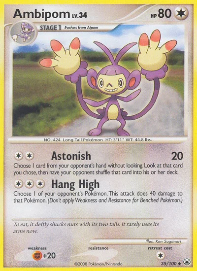 Ambipom – Majestic Dawn nr 035/100 (Standard)