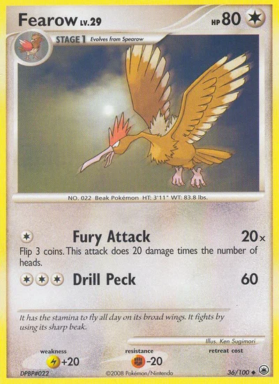 Fearow – Majestic Dawn nr 036/100 (Standard)