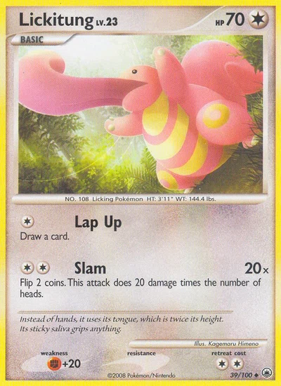 Lickitung – Majestic Dawn nr 039/100 (Standard)