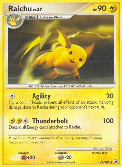 Raichu – Majestic Dawn nr 045/100 (Standard)