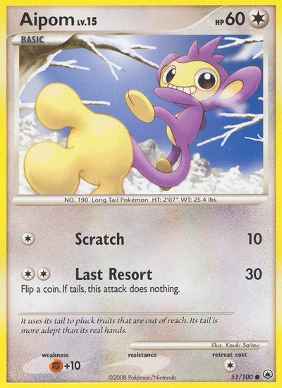 Aipom – Majestic Dawn nr 051/100 (Standard)
