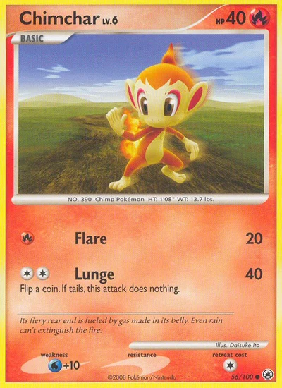 Chimchar – Majestic Dawn nr 056/100 (Standard)