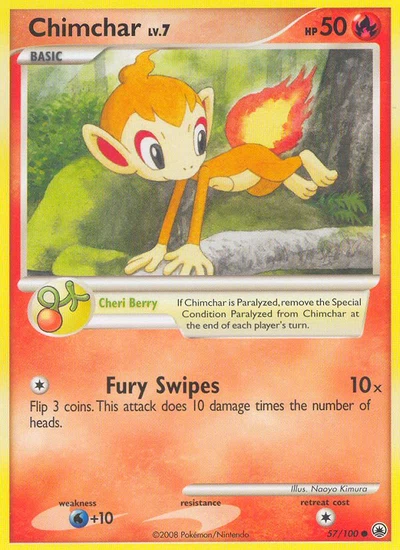 Chimchar – Majestic Dawn nr 057/100 (Standard)