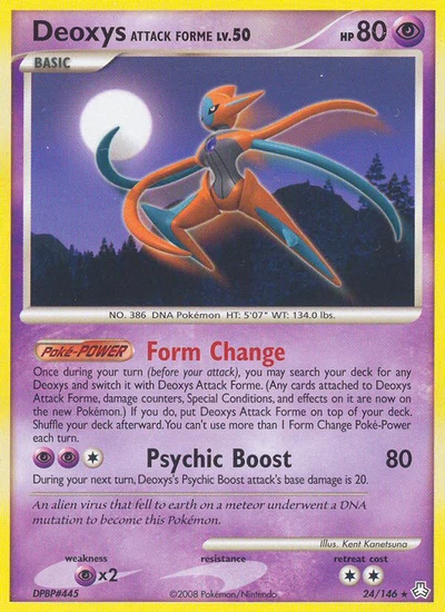 Deoxys Attack Forme – Legends Awakened nr 024/146 (Standard)