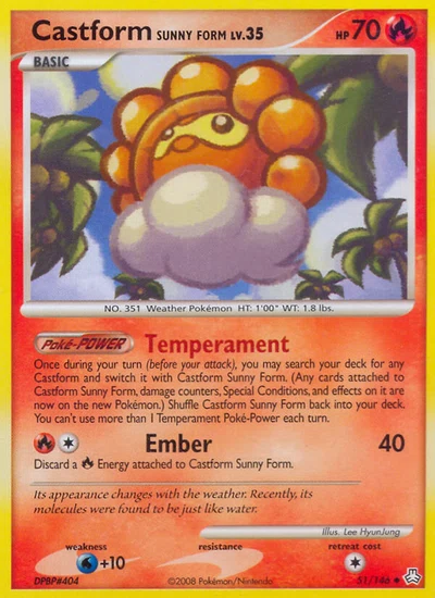 Castform Sunny Form – Legends Awakened nr 051/146 (Standard)