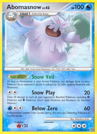 Abomasnow – Stormfront nr 012/100 (Standard)