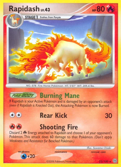 Rapidash – Stormfront nr 022/100 (Standard)