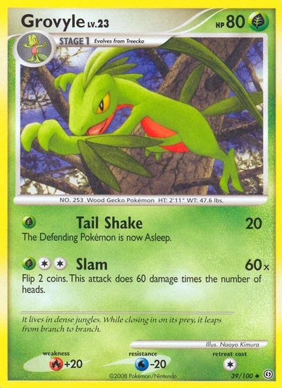 Grovyle – Stormfront nr 039/100 (Standard)