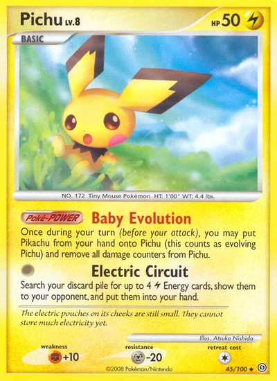 Pichu – Stormfront nr 045/100 (Standard)