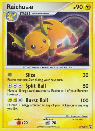 Raichu – Stormfront nr 008/100 (Standard)