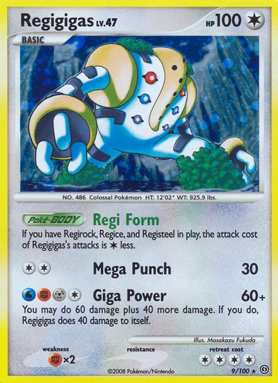 Regigigas – Stormfront nr 009/100 (Standard)