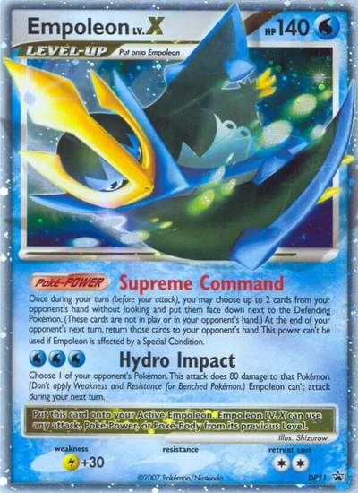 Empoleon LV.X – DP Black Star Promos nr DP11 (Standard)