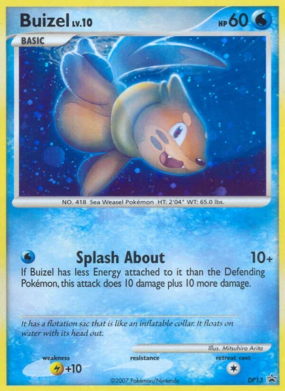 Buizel – DP Black Star Promos nr DP13 (Standard)