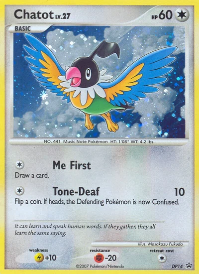Chatot – DP Black Star Promos nr DP14 (Standard)