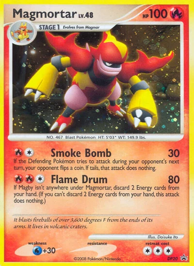 Magmortar – DP Black Star Promos nr DP20 (Standard)