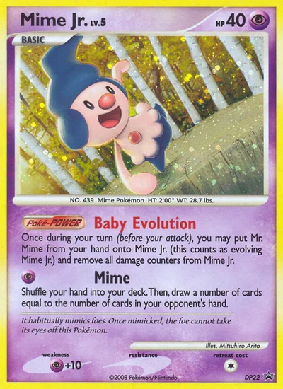 Mime Jr. – DP Black Star Promos nr DP22 (Standard)