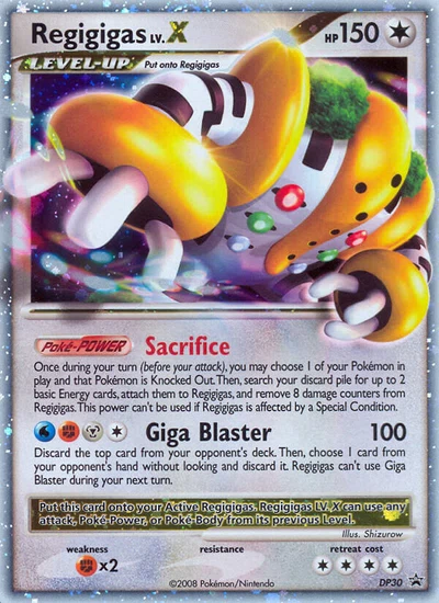 Regigigas LV.X – DP Black Star Promos nr DP30 (Standard)