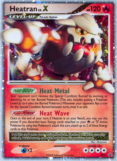 Heatran LV.X – DP Black Star Promos nr DP31 (Standard)