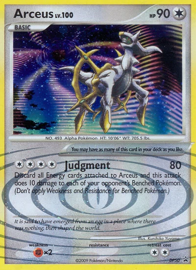 Arceus – DP Black Star Promos nr DP50 (Standard)