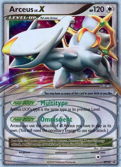 Arceus LV.X – DP Black Star Promos nr DP53 (Standard)