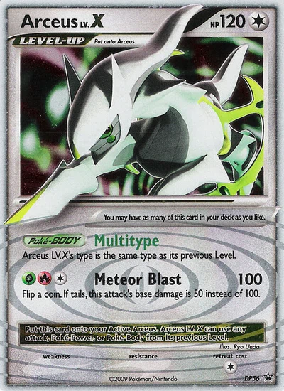 Arceus LV.X – DP Black Star Promos nr DP56 (Standard)