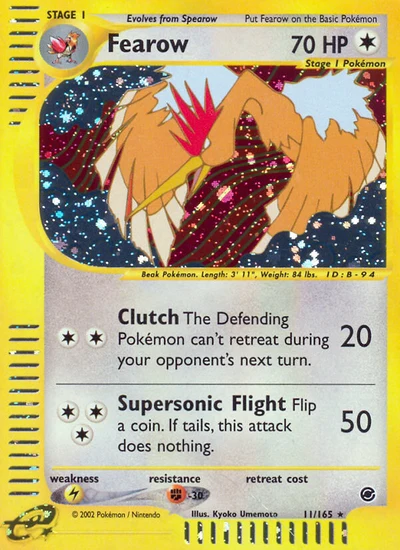 Fearow – Expedition Base Set nr 011/165 (Standard)