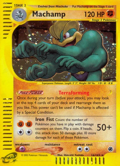 Machamp – Expedition Base Set nr 016/165 (Standard)