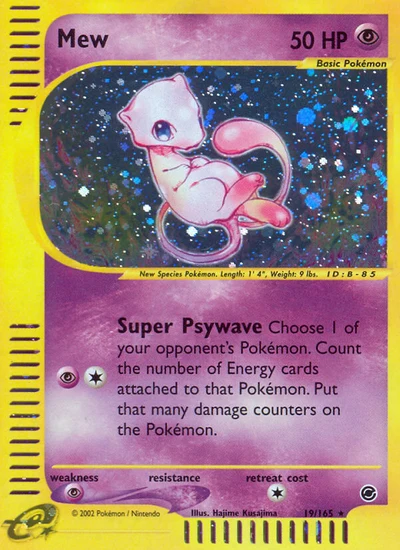 Mew – Expedition Base Set nr 019/165 (Standard)