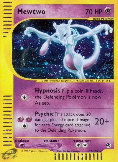 Mewtwo – Expedition Base Set nr 020/165 (Standard)