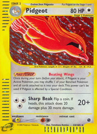 Pidgeot – Expedition Base Set nr 023/165 (Standard)