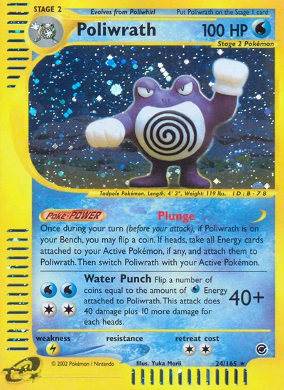 Poliwrath – Expedition Base Set nr 024/165 (Standard)