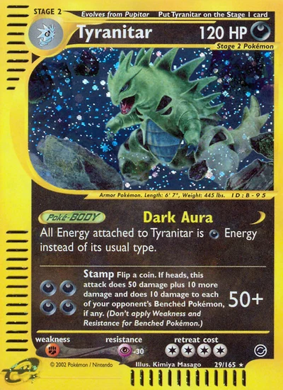 Tyranitar – Expedition Base Set nr 029/165 (Standard)