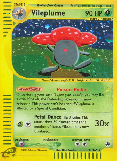 Vileplume – Expedition Base Set nr 031/165 (Standard)