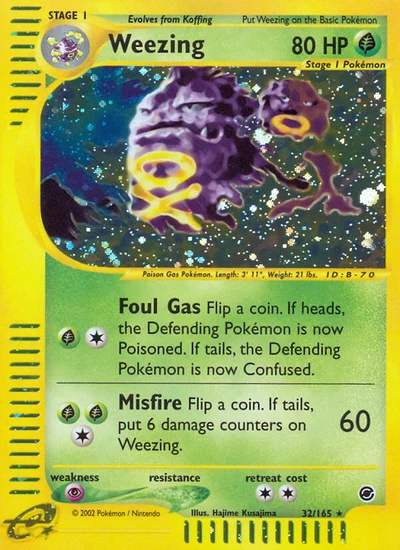 Weezing – Expedition Base Set nr 032/165 (Standard)