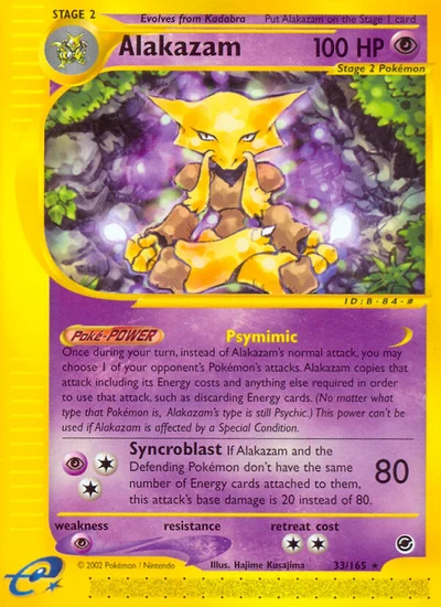 Alakazam – Expedition Base Set nr 033/165 (Standard)