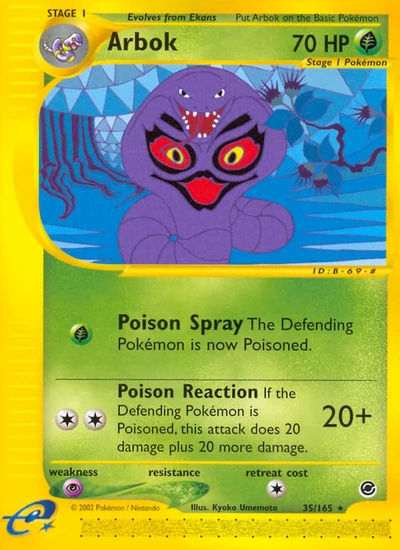 Arbok – Expedition Base Set nr 035/165 (Standard)