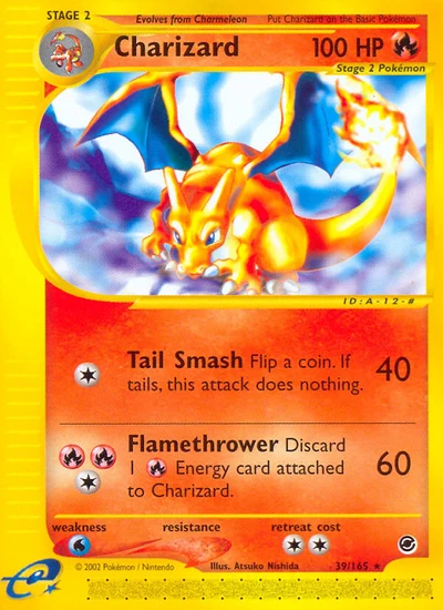 Charizard – Expedition Base Set nr 039/165 (Standard)