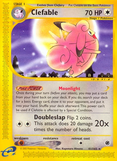 Clefable – Expedition Base Set nr 041/165 (Standard)
