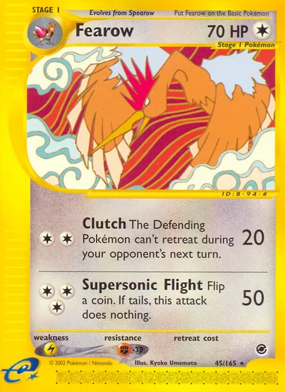Fearow – Expedition Base Set nr 045/165 (Standard)