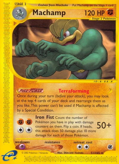 Machamp – Expedition Base Set nr 051/165 (Standard)