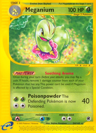 Meganium – Expedition Base Set nr 054/165 (Standard)