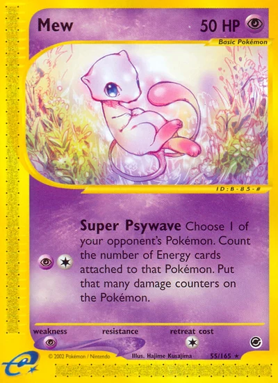 Mew – Expedition Base Set nr 055/165 (Standard)
