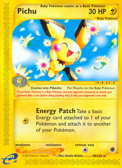 Pichu – Expedition Base Set nr 058/165 (Standard)