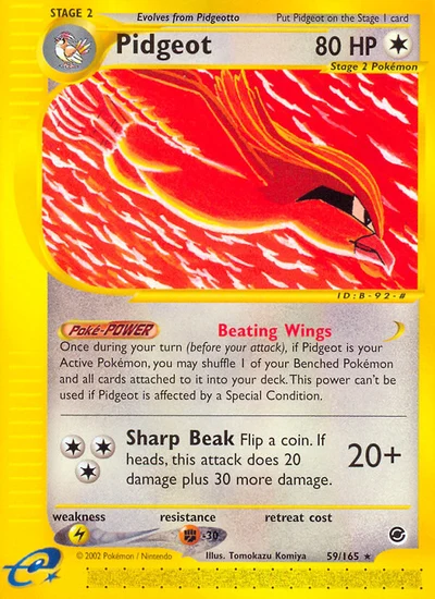 Pidgeot – Expedition Base Set nr 059/165 (Standard)