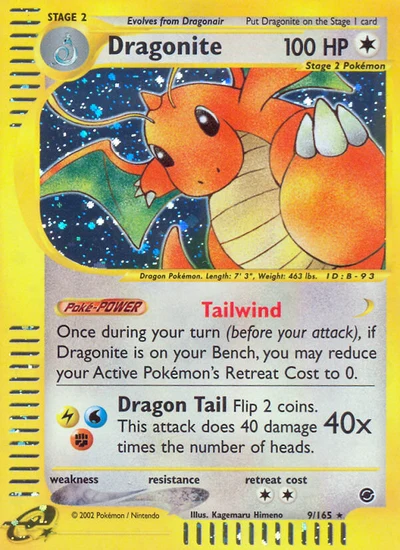 Dragonite – Expedition Base Set nr 009/165 (Standard)