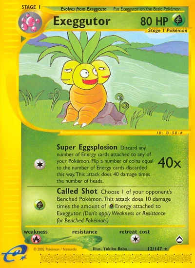 Exeggutor – Aquapolis nr 012/147 (Standard)