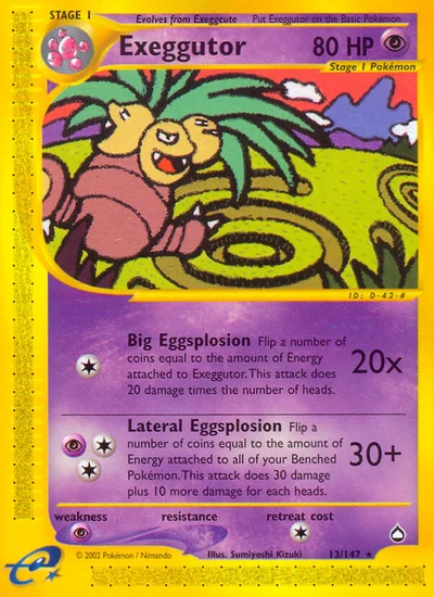 Exeggutor – Aquapolis nr 013/147 (Standard)