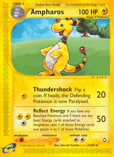 Ampharos – Aquapolis nr 001/147 (Standard)