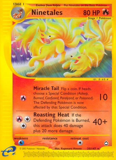 Ninetales – Aquapolis nr 025/147 (Standard)