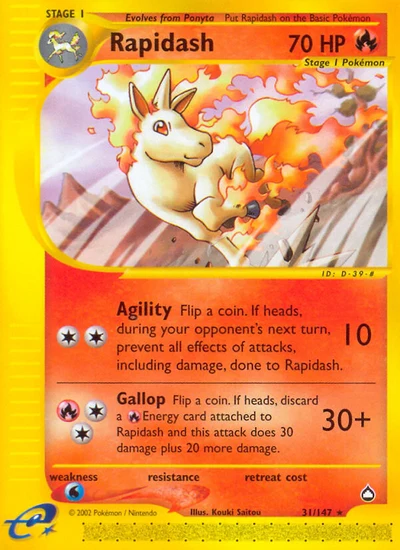Rapidash – Aquapolis nr 031/147 (Standard)